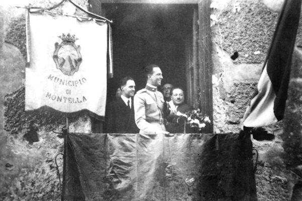 Umberto II di Savoia al municipio di Montella nel 1936