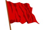 La bandiera rossa divenne simbolo di rivolta durante la Rivoluzione francese