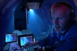 James Cameron durante l'immersione nella Fossa delle Marianne