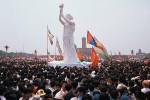 La famosa statua della libert di cartapesta (Dea della libert), costruita dai manifestanti in quei giorni