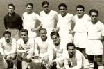 La formazione del Real Madrid 1955-1956, vincitrice della prima storica Champions League
