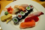 Un piatto tipico di sushi