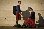 Uomini con il kilt