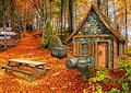Gioco Fuga dal parco in autunno