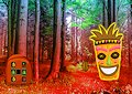 <b>Fuga dalla foresta dei totem - Dreamy tiki forest escape