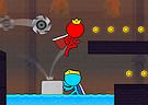 Gioco Red and blue stickman 2