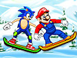 <b>Sonic e Mario snowboard - Toon skiing