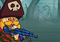<b>Pirata vs mostri acquatici - Pirates defender shooting