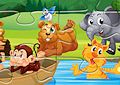 <b>Puzzle con animali - Animals puzzle 1