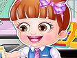 <b>Hazel diventa cassiera - Baby hazel as cashier