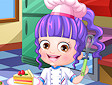 <b>Hazel diventa cuoca - Baby hazel chef dressup