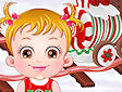 <b>Hazel sulla neve - Baby hazel gingerbread house