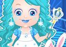 <b>Hazel principessa del ghiaccio - Baby hazel ice princess dressup