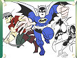 <b>Colora Batman e Robin - Batman and robin