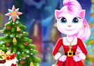 <b>Natale della ragazza gatto - Cat girl christmas decor game