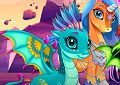 <b>Puzzle draghi e unicorni - Cute unicorns and dragons puzzle