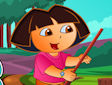 Gioco Dora pulizie giardino