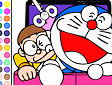 <b>Colora Doraemon e Nobita - Doraemon and nobita coloring