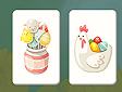 <b>Easter card match