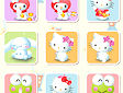 <b>Memory di Hello Kitty - Hello kitty memory game
