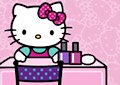 <b>Smalto con Hello Kitty - Hello kitty nail salon