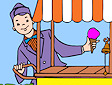 <b>Colora il gelataio - Ice cream man online coloring