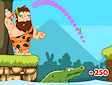 <b>L'uomo primitivo - Lucas vs crocodile