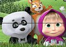 Gioco Puzzle di Masha e Orso