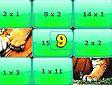 <b>Moltiplicazione Puzzle - Math multiplication puzzle
