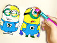 <b>Colora Minions - Minions coloring book