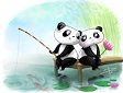 <b>Puzzle con panda - Pandas slide