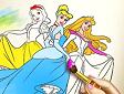 <b>Colora le principesse - Princesses coloring book