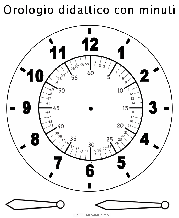 Disegno Orologiodacostruire2 da ritagliare