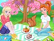 Pic nic con Elsa ed Anna - Spring cherry blossoms