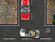 <b>Red cabrio parking