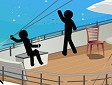 Gioco Stickman in yacht