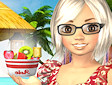 Gioco In spiaggia con Avie