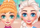 Gioco Elsa e Anna dentista