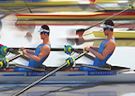 <b>Gara di canottaggio - Rowing 2 sculls