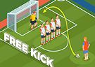 <b>Mago delle punizioni - Soccer free kick