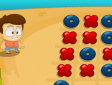 Gioco Tris sulla spiaggia