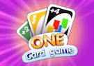 <b>Uno card game - One card game