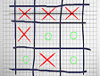 <b>Tris su carta - Tic tac toe