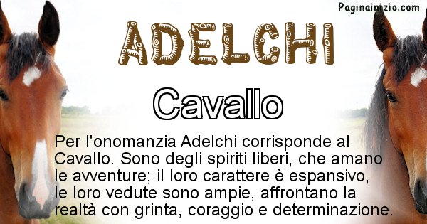 Adelchi - Animale associato al nome Adelchi