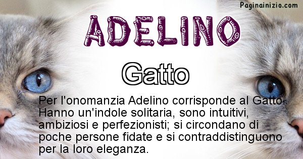 Adelino - Animale associato al nome Adelino