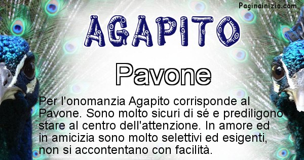 Agapito - Animale associato al nome Agapito