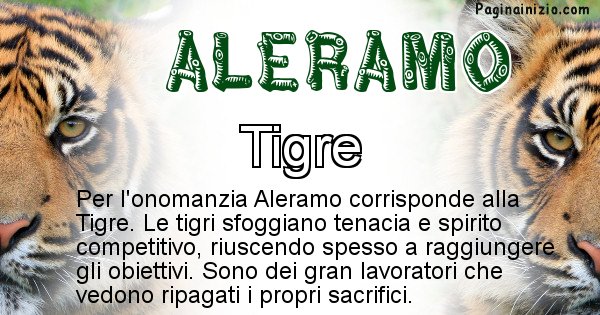 Aleramo - Animale associato al nome Aleramo