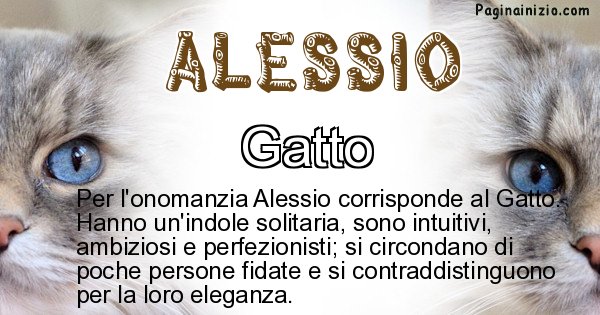 Alessio - Animale associato al nome Alessio