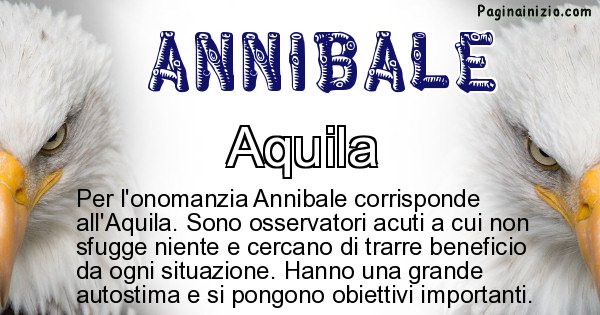 Annibale - Animale associato al nome Annibale