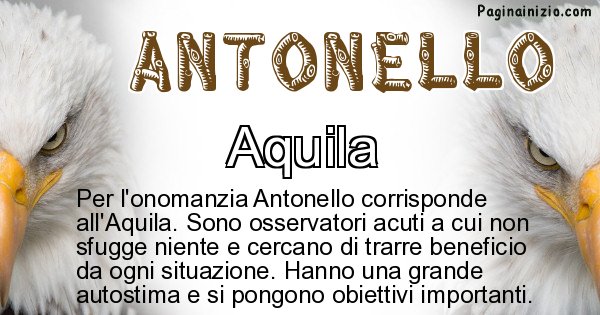 Antonello - Animale associato al nome Antonello